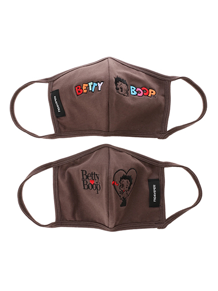 BETTYコラボマスク 2枚SET(ブラウン)