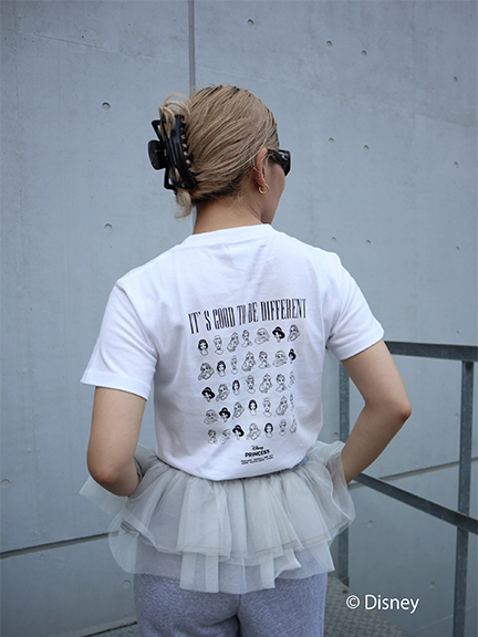 Disney Princess/MID T(ライトグレー)