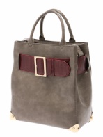 FIG＆VIPER(フィグアンドヴァイパー) |ワイドベルトトートBAG(グレー)