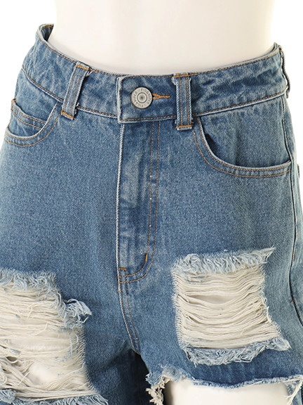 ハイダメージデニムワイドpt クロッシング ボトムス Fig Viper フィグ アンド ヴァイパー公式通販サイト