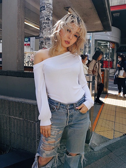 ボリュームワンショルtop クロッシング トップス Fig Viper フィグ アンド ヴァイパー公式通販サイト