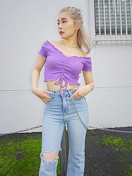 ROSEギャザーオフショルTOP | クロッシング | トップス | FIG & VIPER ...