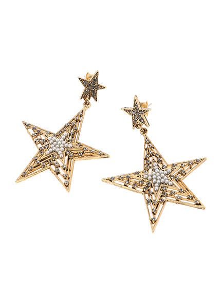シャイニー星ピアス | アクセサリー | ピアス・イヤリング | FIG 