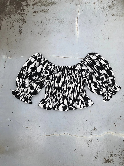 アニマル柄ボリュームtop クロッシング トップス Fig Viper フィグ アンド ヴァイパー公式通販サイト