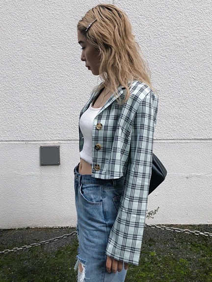 チェックショートjk クロッシング アウター Fig Viper フィグ アンド ヴァイパー公式通販サイト