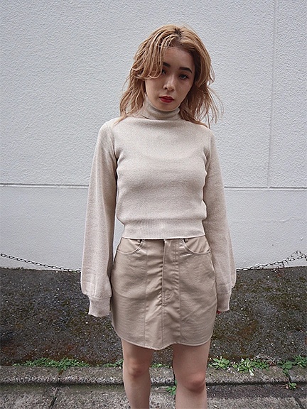 ラメタートルニットtop クロッシング トップス Fig Viper フィグ アンド ヴァイパー公式通販サイト