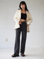 FIG＆VIPER(フィグアンドヴァイパー) |Damaged straight denim
