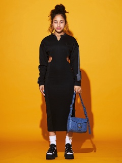 FIG＆VIPER |フロントスリットサイドカットロングOP