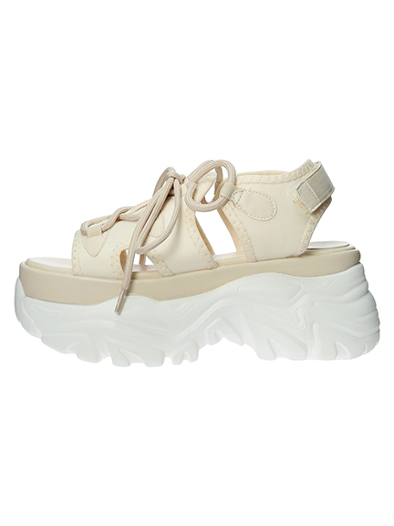 関税送料込 ISABEL MARANT Anil レザー サンダル レースアップ BIANCA/レースアップレザーサンダル/Beige | ETTA