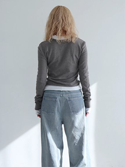 レイヤード風basicカットTOP | クロッシング | トップス | FIG